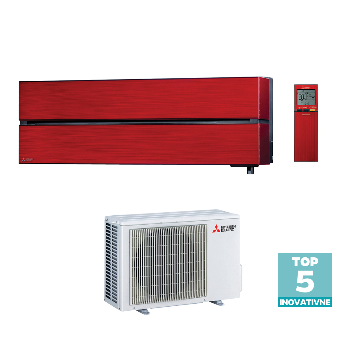 Mitsubishi Electric Kirigamine Style 3.5 kW rubin crveni - MSZ-LN35VGRMUZ-LN35VG