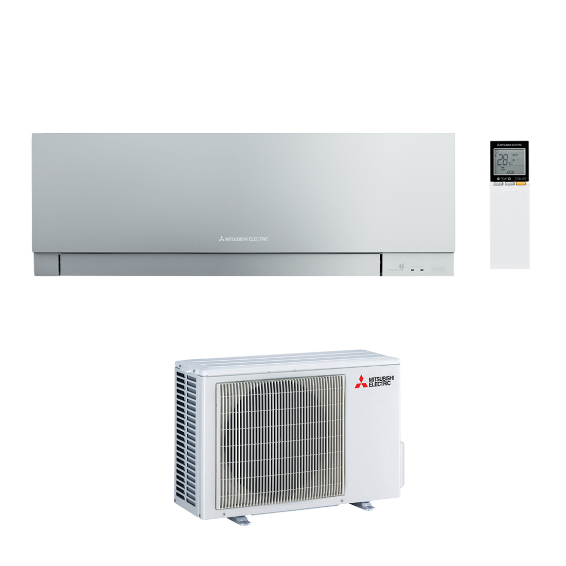 Mitsubishi Electric Kirigamine Zen Inverter 3.5 kW srebrni - MSZ-EF35VGKS/MUZ-EF35VG